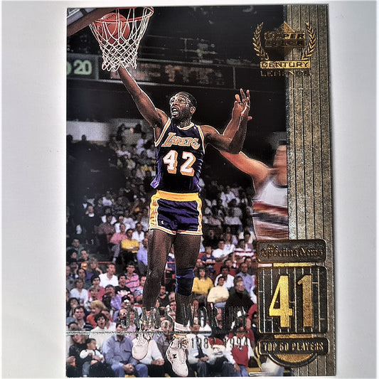 James Worthy 1999 Upper Deck Century Legends #41 Top 50 players NBA Basketball LA Lakers Mint Sleeved