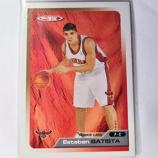 Esteban Batista 2006 Topps Total #326 NBA Basketball Rookie Atlanta Hawks vgc Sleeved