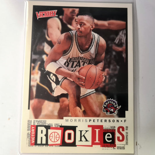 Morris Peterson Upper Deck Victory #266 NBA Basketball rookies rookie Toronto Raptors Sleeved