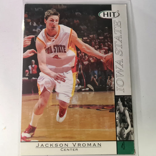 Jackson Vroman 2004 HIT Basketball #17 rookie Iowa State card fair condition sleeved