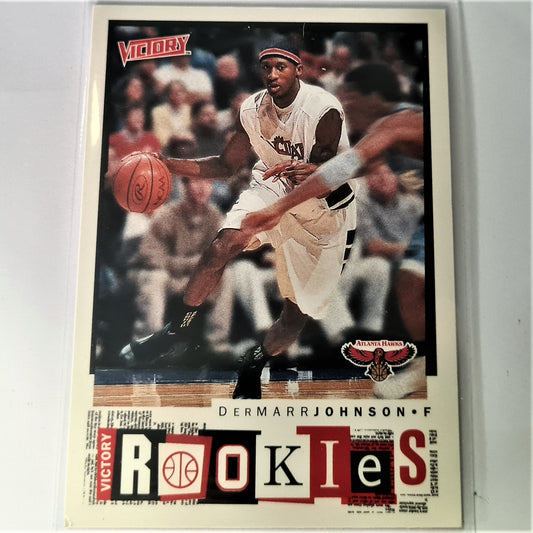 Demarr Johnson Upper Deck Victory #274  NBA Basketball rookies rookie Atlanta Hawks Sleeved