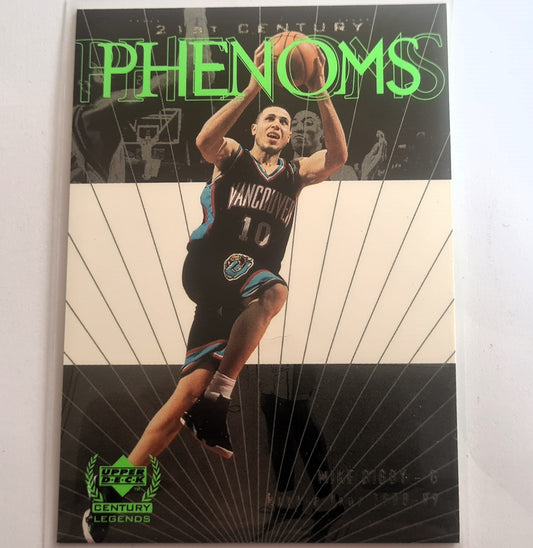 Mike Bibby 1998 Upper Deck 21st Century Legends Phenoms #56 NBA Basketball Vancouver Grizzlies mint Sleeved