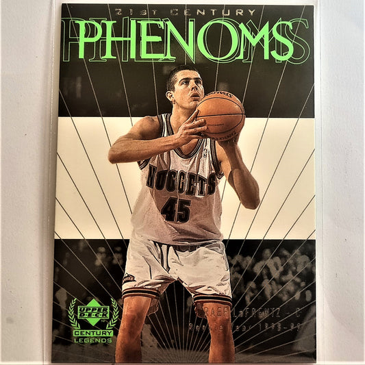 Raef LaFrentz 1998 Upper Deck 21st Century Legends Phenoms #69 NBA Basketball Denver Nuggets mint Sleeved