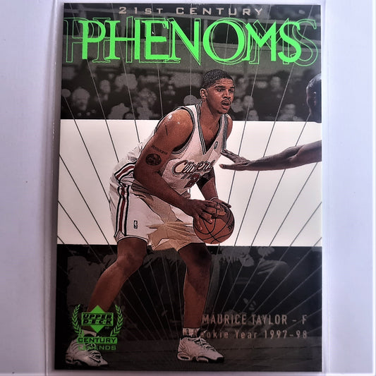 Maurice Taylor 1998 Upper Deck 21st Century Phenoms #72 NBA Basketball LA Clippers mint Sleeved