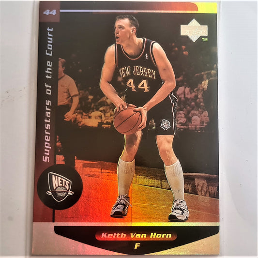 Keith Van Horn 1998 Upper Deck Superstars of the court C7 NBA Basketball New Jersey Nets mint Sleeve