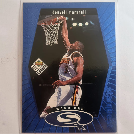 Donyell Marshall  1998 Upper Deck Starquest SQ9 NBA Basketball Golden State Warriors mint Sleeve