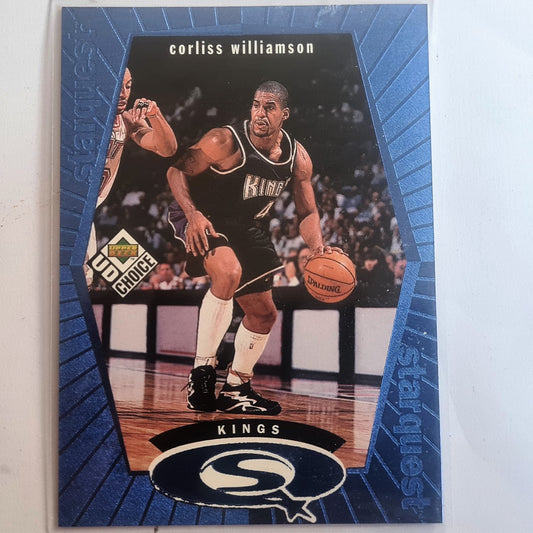 Corliss Williamson 1998 Upper Deck Starquest SQ23 NBA Basketball Sacramento Kings good + Sleeved