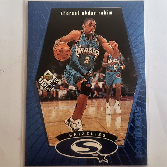 Shareef Abdur-Rahim 1998 Upper Deck Starquest SQ28 NBA Basketball Memphis Grizzlies NR-MINT Sleeved