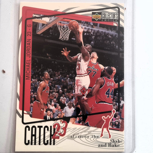 Michael Jordan 1997 Upper-Deck Catch 23 #193 Shake and Bake Chicago Bulls VGC + Sleeved