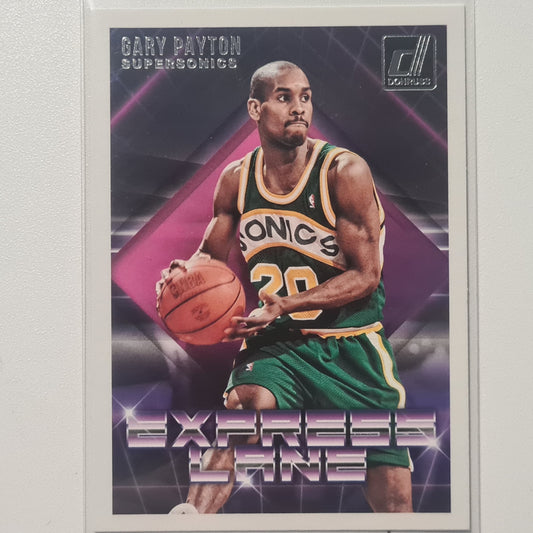 Gary Payton 2018-19 Panini Donruss Express Lane #24 NBA Basketball Seattle Supersonics Excellent Sleeved