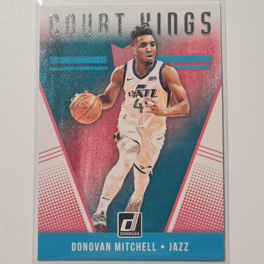 Donovan Mitchell 2018-19 Panini Donruss Court Kings #14 NBA Basketball Utah Jazz Mint Sleeved