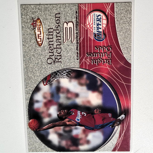Quentin Richardson 2001 Fleer 00-01 #223 Bright Future Odds NBA Basketball LA Clippers superb sleeved