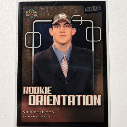 Nick Collison 2003 Upper-Deck Victory #112 NBA Basketball Seattle Supersonics Good-Very Good sleeved