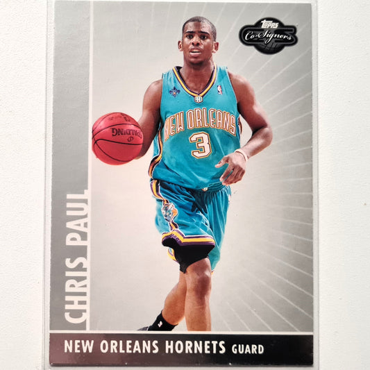 Chris Paul Topps Co-Signers #30 Basketball NBA New Orleans Hornets Very Good sleeved