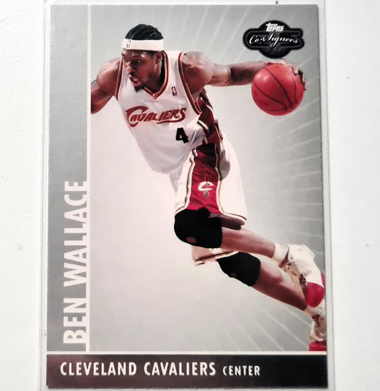 Ben Wallace 2008 Topps Co-Signers #66 Basketball NBA Cleveland Cavaliers Excellent sleeved