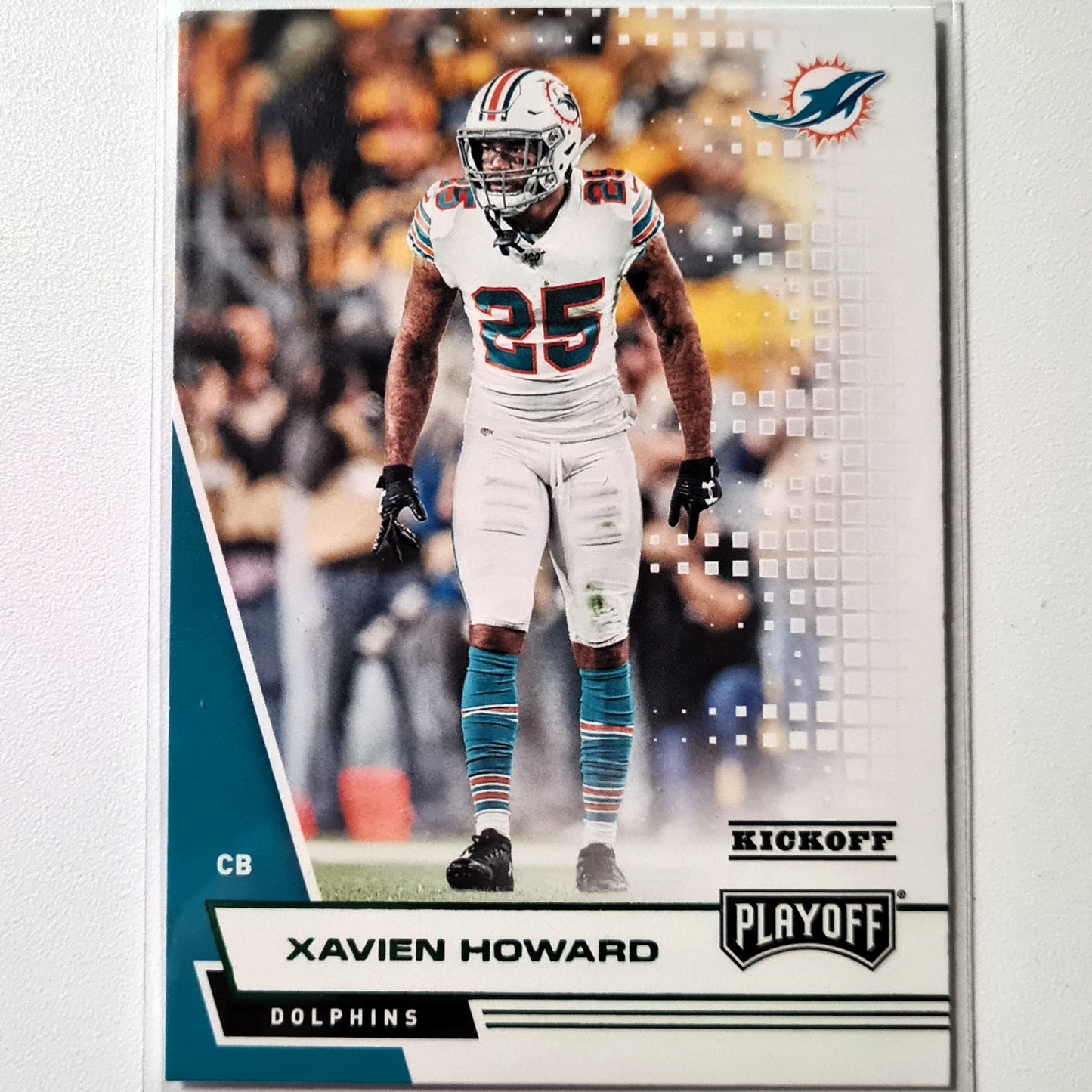 Xavien Howard 2020 Panini Playoff kickoff #12 NFL Miami Dolphins Superb sleeved