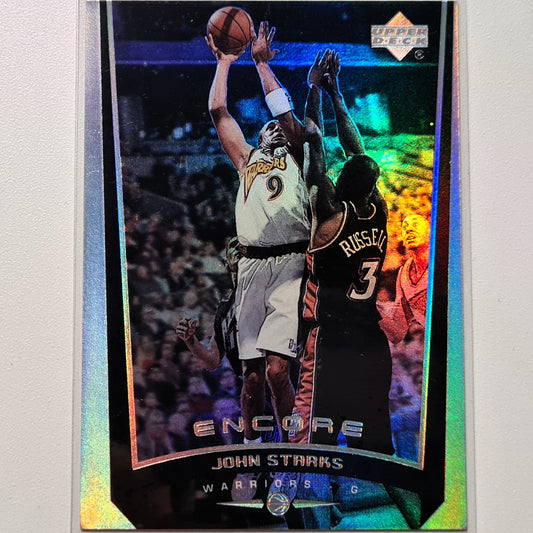 John Starks 1998 Upper-Deck Encore  #28 NBA Basketball Golden State Warriors Excellent sleeved