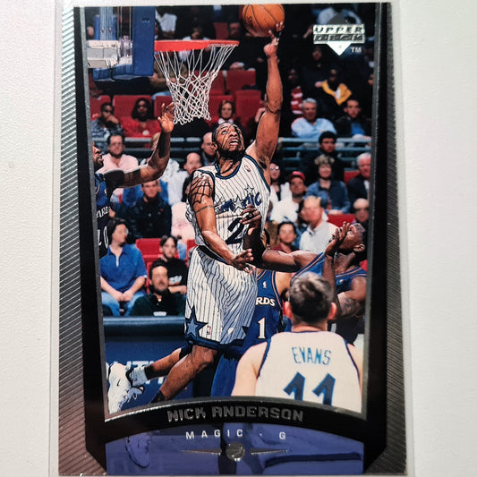 Nick Anderson 1998 Upper-Deck  #111 NBA Basketball Orlando Magical good sleeved