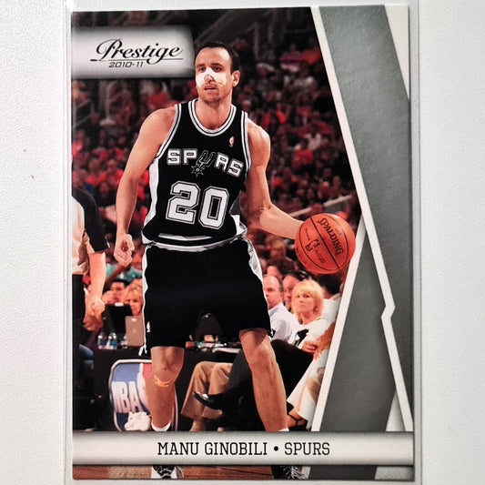 Manu Ginobili 2010-11 Panini Prestige #106 NBA Basketball San Antonio Spurs Very Good sleeved