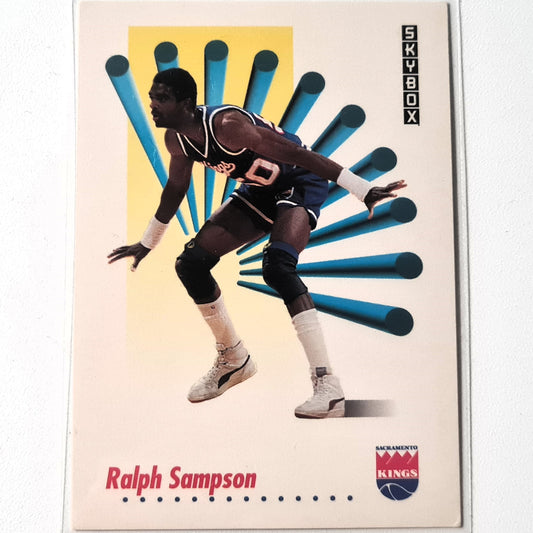 Ralph Sampson 1991 Skybox #249 NBA Basketball Sacramento Kings gut/sehr gut mit Ärmeln