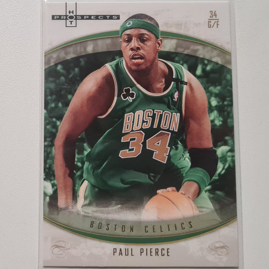 Paul Pierce 2007-08 Fleer Hot Prospects #12 NBA Basketball Boston Celtics Very good sleeved