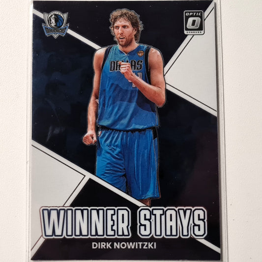 Dirk Nowitzki 2022-23 Panini Donruss Optic Winner Stays  #7 NBA Basketball Dallas Mavericks Mint Sleeved