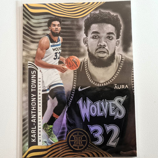 Karl-Anthony Towns 2021-22 Panini illusions #26 NBA Basketball Minnesota Timberwolves Mint Sleeved