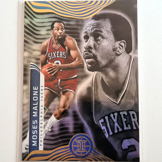Moses Malone 2021-22 Panini illusions #132 NBA Basketball Philadelphia 76ers Mint Sleeved