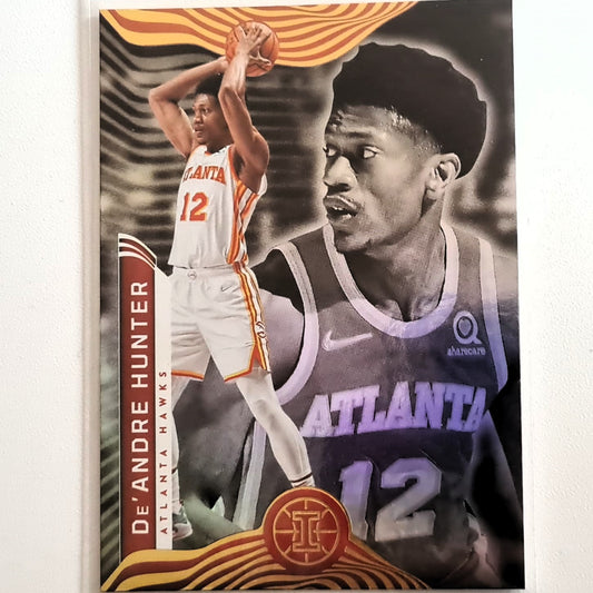 De'Andre Hunter 2021-22 Panini illusions #55 NBA Basketball Atlanta Hawks Mint Sleeved