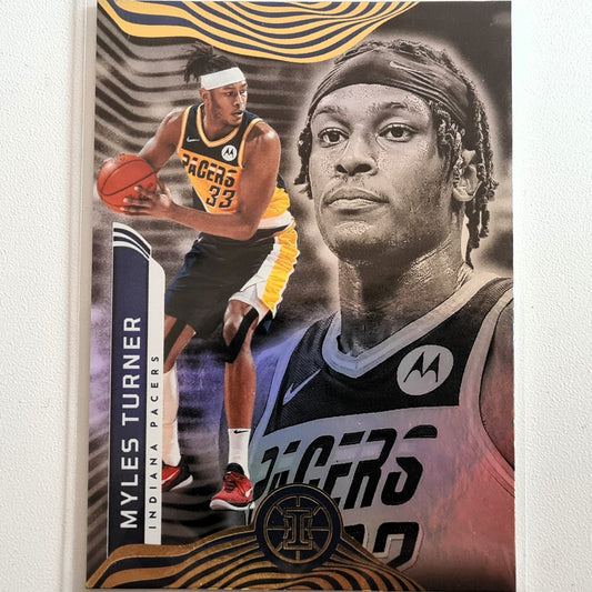 Myles Turner 2021-22 Panini illusions #121 NBA Basketball Indiana Pacers Mint Sleeved