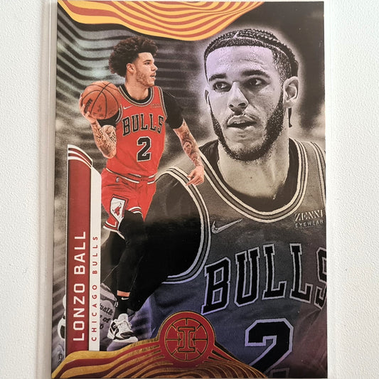 Lonzo Ball 2021-22 Panini illusions #40 NBA Basketball Chicago Bulls Mint Sleeved