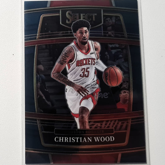 Christian Wood 2021-22 Panini Select #61 NBA Basketball Houston Rockets Mint Sleeved