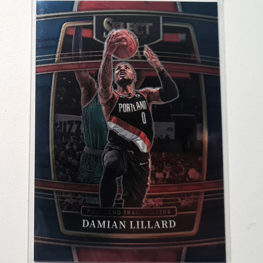 Damian Lillard 2021-22 Panini Select #3 NBA Basketball Portland Trail Blazers Mint Sleeved