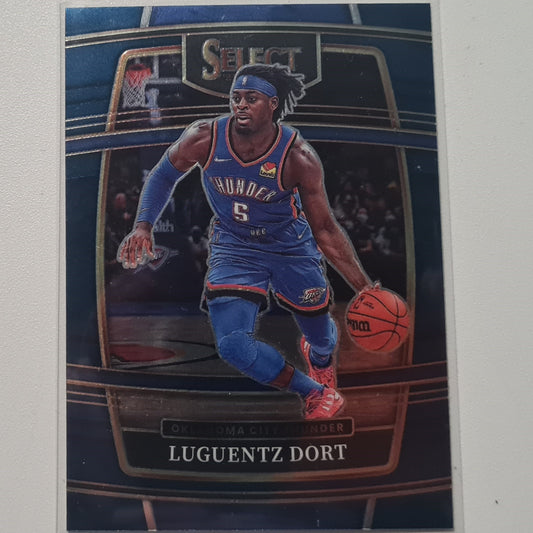 Luguentz Dort 2021-22 Panini Select #4 NBA Basketball Oklahoma City Thunder Mint Sleeved