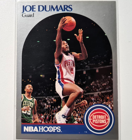 Joe Dumars 1990 NBA Hoops #103 NBA Basketball Detroit Pistons hervorragend/mintärmelig