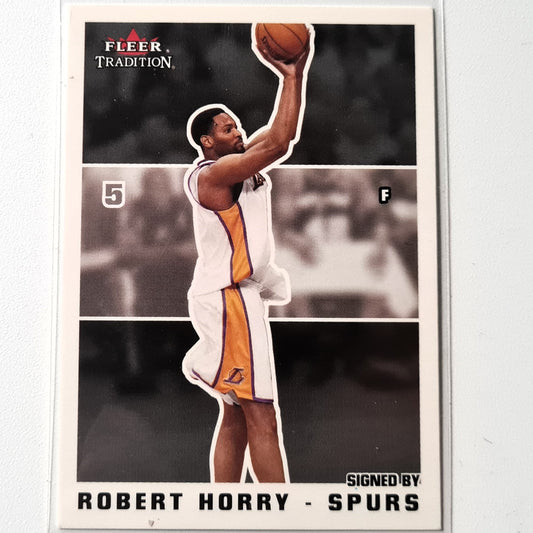 Robert Horry 2003 Fleer Tradition 03-04 #150 NBA Basketball San Antonio Spurs Gute-sehr gute Ärmel