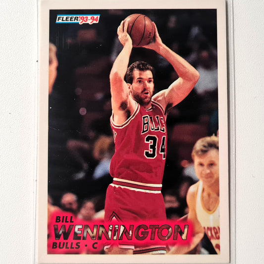 Bill Wennington 1994 Fleer 93-94 #262 NBA Basketball Chicago Bulls Excellent Sleeved