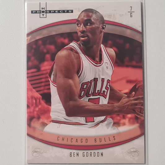 Ben Gordon 2007-08 Fleer #19 NBA Basketball Chicago Bulls Very Good Sleeved