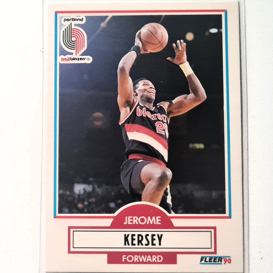 Jerome Kersey 1990 Fleer 90 #157 NBA Basketball Portland Trail Blazers Excellent nr mint Sleeved