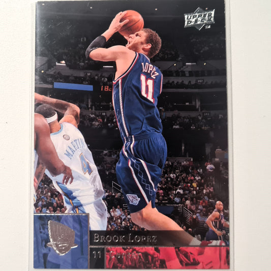 Brook Lopez 2009-10 Upper Deck #118 NBA Basketball New Jersey Nets Good Sleeved