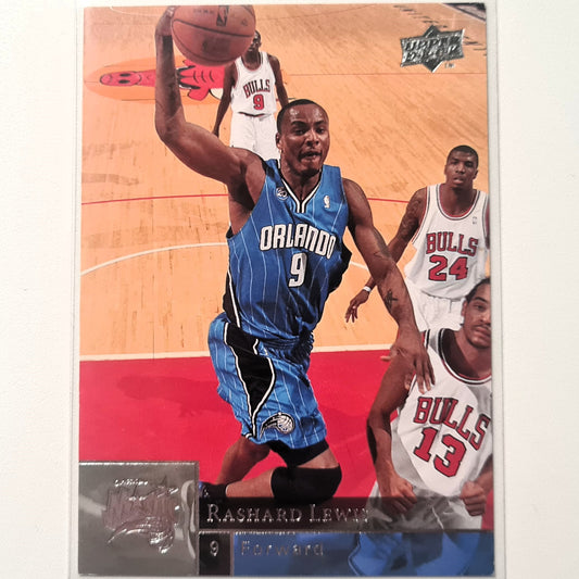 Rashard Lewis 2009-10 Upper Deck #144 NBA Basketball Orlando Magic Excellent Sleeved
