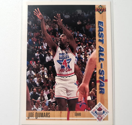 Joe Dumars 1991 Upper Deck #61 NBA Basketball East All-Star Excellent Sleeved