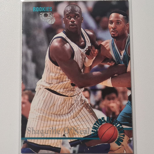 Shaquille O'Neal 1995 Classic the Rookies #105 NBA Basketball Orlando Magic Sehr gut/ausgezeichnet mit Ärmeln