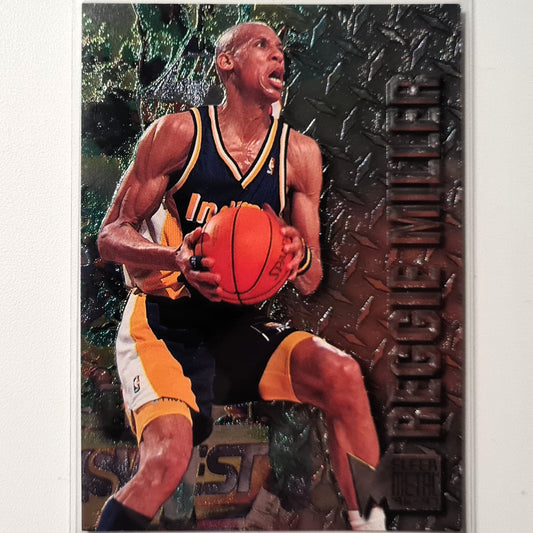 Reggie Miller 1996 Fleer Metal 96-97 #42 NBA Basketball Indiana Pacers Excellent/mint Sleeved