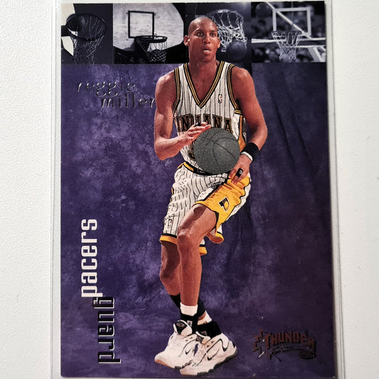 Reggie Miller 1998 Skybox Thunder 98-99 #6 NBA Basketball Indiana Pacers Excellent Sleeved