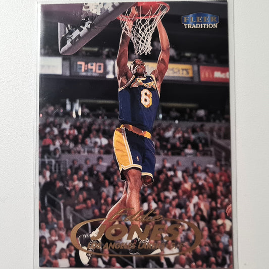 Eddie Jones 1998 Fleer 98-99 #46 NBA Basketball LA  Lakers Excellent Sleeved