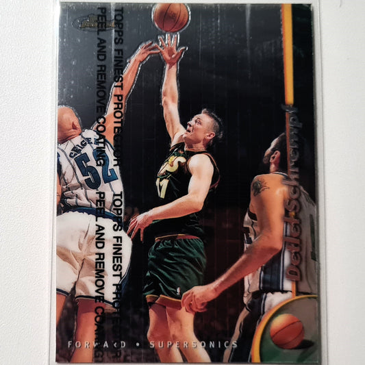 Detlef Schrempf 1998 Topps Finest #92 NBA Basketball Seattle Super Sonics Excellent/Mint Sleeved