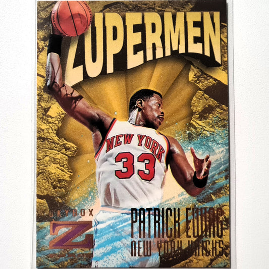Patrick Ewing 1997 Skybox Z-Force #171 NBA Basketball New York Knicks Excellent Sleeved
