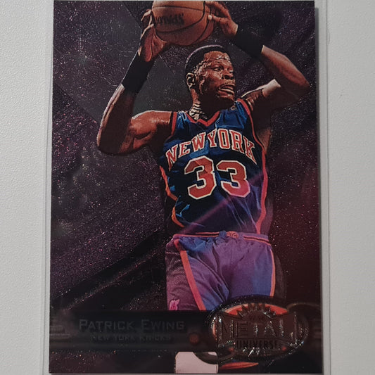 Patrick Ewing 1997 Skybox Metal Universe #26 NBA Basketball New York Knicks Excellent/Mint Sleeved