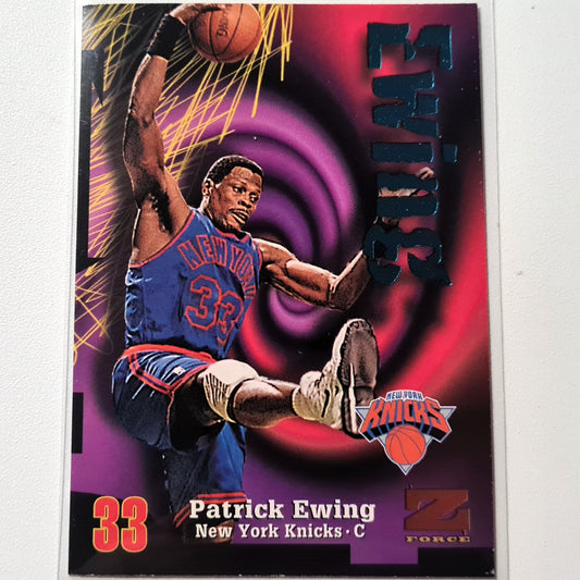 Patrick Ewing 1997 Skybox Z-Force #26 NBA Basketball New York Knicks Excellent Sleeved